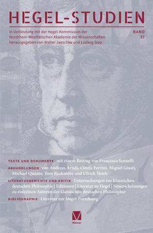 Hegel-Studien Band 37