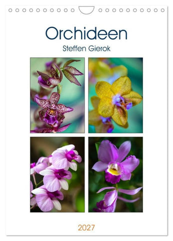 Orchideen (Wandkalender 2027 DIN A4 hoch), CALVENDO Monatskalender