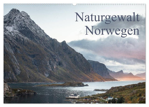 Naturgewalt Norwegen (Wandkalender 2027 DIN A2 quer), CALVENDO Monatskalender