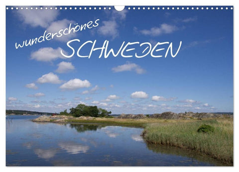 Wunderschönes Schweden (Wandkalender 2027 DIN A3 quer), CALVENDO Monatskalender