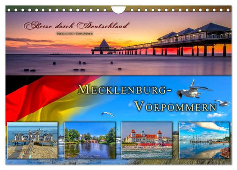 Reise durch Deutschland - Mecklenburg-Vorpommern (Wandkalender 2027 DIN A4 quer), CALVENDO Monatskalender