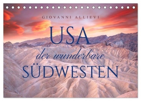 USA Der wunderbare Südwesten (Tischkalender 2027 DIN A5 quer), CALVENDO Monatskalender