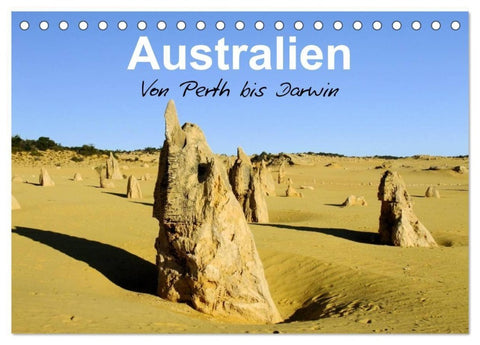 Australien - Von Perth bis Darwin (Tischkalender 2027 DIN A5 quer), CALVENDO Monatskalender