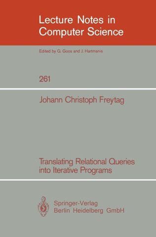 Translating Relational Queries into Iterative Programs