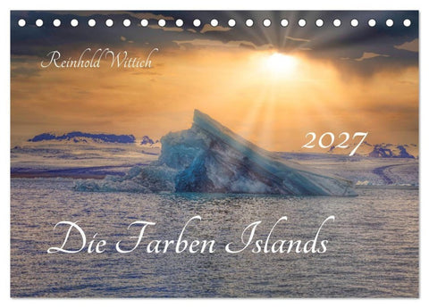 Die Farben Islands (Tischkalender 2027 DIN A5 quer), CALVENDO Monatskalender