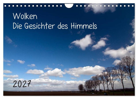 Wolken - Die Gesichter des Himmels (Wandkalender 2027 DIN A4 quer), CALVENDO Monatskalender