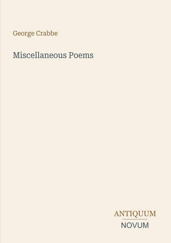 Miscellaneous Poems