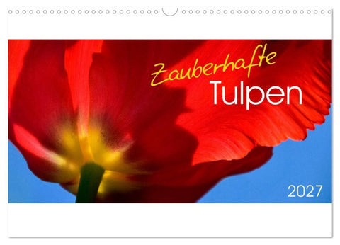 Zauberhafte Tulpen (Wandkalender 2027 DIN A3 quer), CALVENDO Monatskalender