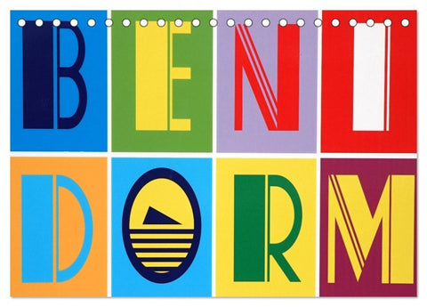 Benidorm (Tischkalender 2027 DIN A5 quer), CALVENDO Monatskalender