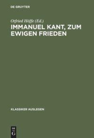 Immanuel Kant, zum ewigen Frieden