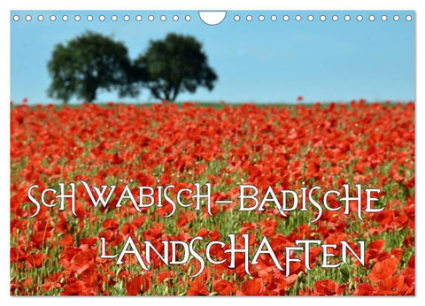 SCHWÄBISCH-BADISCHE LANDSCHAFTEN (Wandkalender 2026 DIN A4 quer), CALVENDO Monatskalender