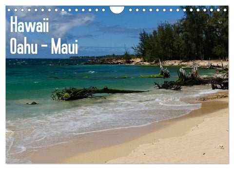 Hawaii - Oahu - Maui (Wandkalender 2027 DIN A4 quer), CALVENDO Monatskalender
