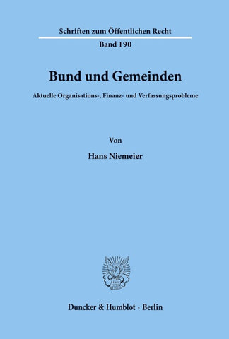 Bund und Gemeinden.