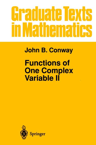 Functions of One Complex Variable II