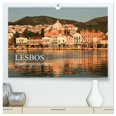 Lesbos - Inselimpressionen (hochwertiger Premium Wandkalender 2027 DIN A2 quer), Kunstdruck in Hochglanz