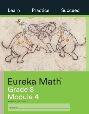 Eureka Math Grade 8 Learn, Practice, Succeed Workbook #4 (Module 4)