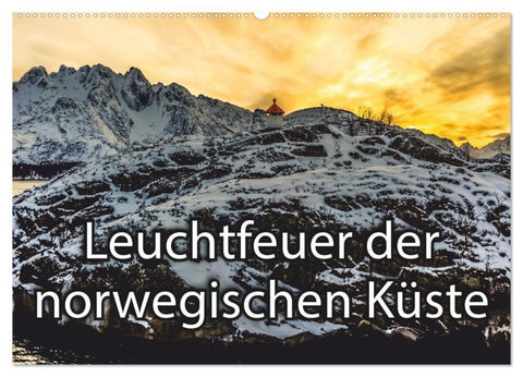 Leuchtfeuer der norwegischen Küste (Wandkalender 2026 DIN A2 quer), CALVENDO Monatskalender