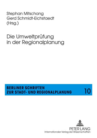 Die Umweltprüfung in der Regionalplanung