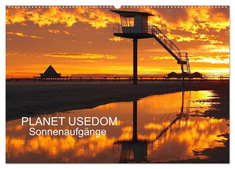 PLANET USEDOM Sonnenaufgänge (Wandkalender 2027 DIN A2 quer), CALVENDO Monatskalender