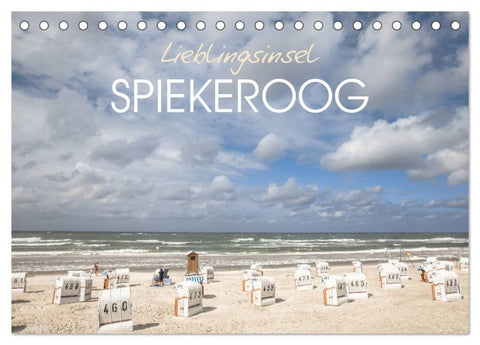 Lieblingsinsel Spiekeroog (Tischkalender 2027 DIN A5 quer), CALVENDO Monatskalender