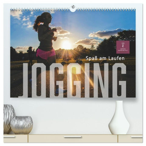 Jogging - Spaß am Laufen (hochwertiger Premium Wandkalender 2027 DIN A2 quer), Kunstdruck in Hochglanz