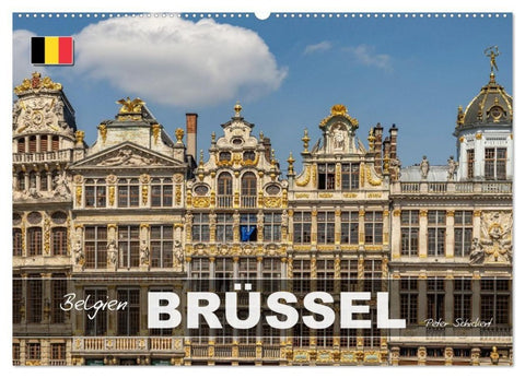 Belgien - Brüssel (Wandkalender 2027 DIN A2 quer), CALVENDO Monatskalender