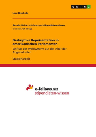 Deskriptive Repräsentation in amerikanischen Parlamenten