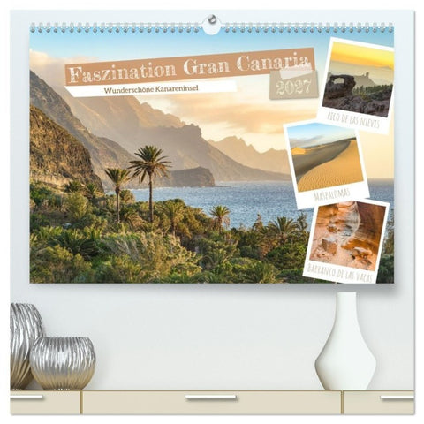 Faszination Gran Canaria (hochwertiger Premium Wandkalender 2027 DIN A2 quer), Kunstdruck in Hochglanz