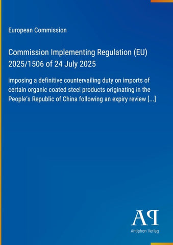 Commission Implementing Regulation (EU) 2025/1506 of 24 July 2025