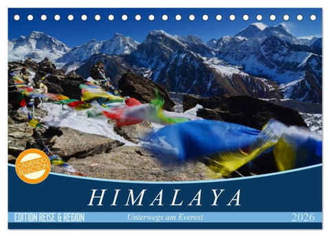 Himalaya (Tischkalender 2026 DIN A5 quer), CALVENDO Monatskalender