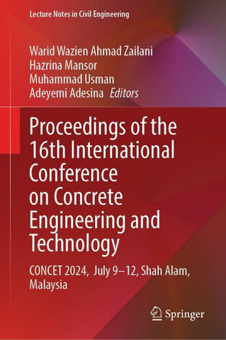 Proceedings of the 16th International Conference on Concrete Engineering and Technology