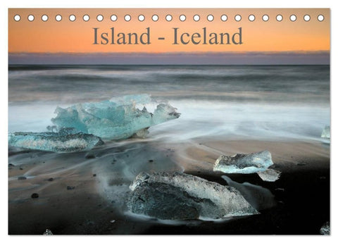 Island - Iceland (Tischkalender 2027 DIN A5 quer), CALVENDO Monatskalender