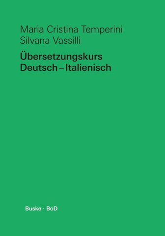 Übersetzungskurs Deutsch–Italienisch