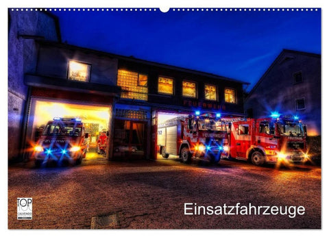 Einsatzfahrzeuge (Wandkalender 2027 DIN A2 quer), CALVENDO Monatskalender
