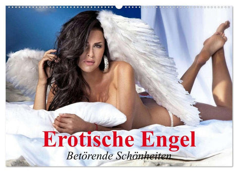 Erotische Engel - Betörende Schönheiten (Wandkalender 2026 DIN A2 quer), CALVENDO Monatskalender