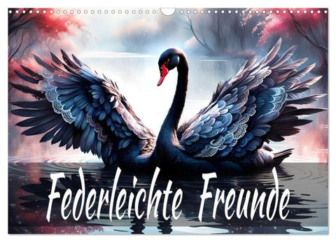 Federleichte Freunde (Wandkalender 2027 DIN A3 quer), CALVENDO Monatskalender