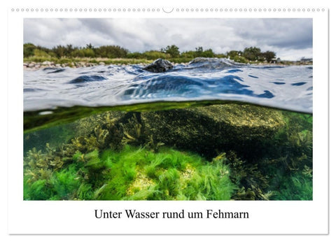 Unter Wasser rund um Fehmarn (Wandkalender 2027 DIN A2 quer), CALVENDO Monatskalender