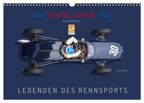 Legenden des Rennsports - Formel Junior 1955-1965 (Wandkalender 2027 DIN A3 quer), CALVENDO Monatskalender