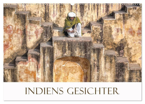 Indiens Gesichter (Wandkalender 2027 DIN A2 quer), CALVENDO Monatskalender