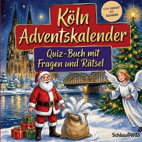 Köln-Adventskalender: Quiz-Buch mit Fragen und Rätsel