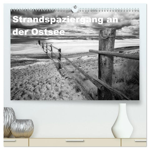 Strandspaziergang an der Ostsee (hochwertiger Premium Wandkalender 2027 DIN A2 quer), Kunstdruck in Hochglanz