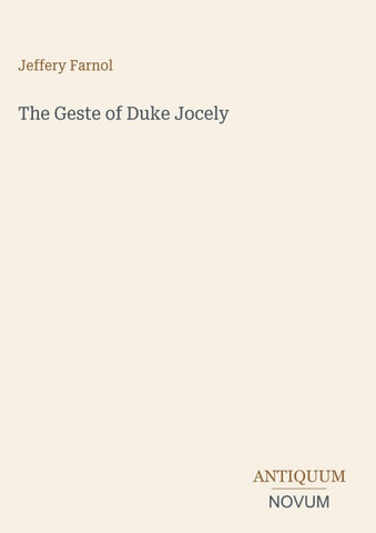 The Geste of Duke Jocely