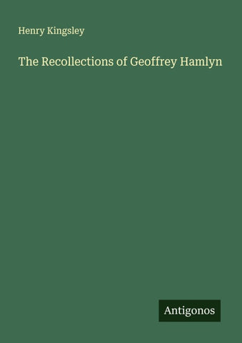 The Recollections of Geoffrey Hamlyn