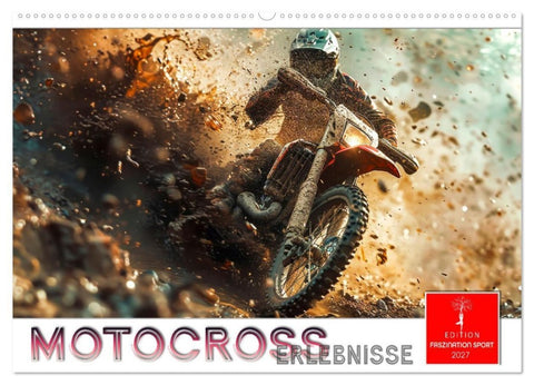 Motocross Erlebnisse (Wandkalender 2027 DIN A2 quer), CALVENDO Monatskalender