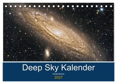 Deep Sky Kalender (Tischkalender 2027 DIN A5 quer), CALVENDO Monatskalender