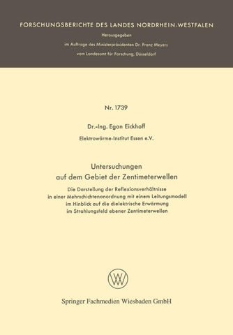 Untersuchungen auf dem Gebiet der Zentimeterwellen