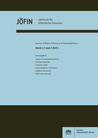 Jahrbuch für öffentliche Finanzen 2 (2026) 1