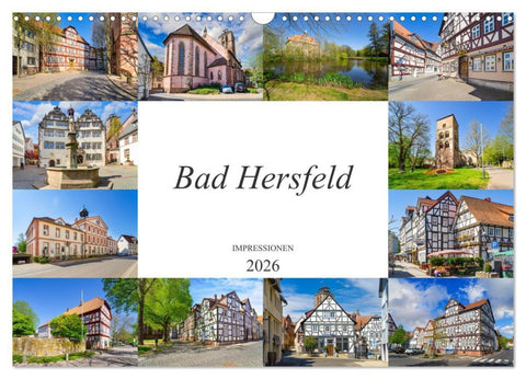 Bad Hersfeld Impressionen (Wandkalender 2026 DIN A3 quer), CALVENDO Monatskalender