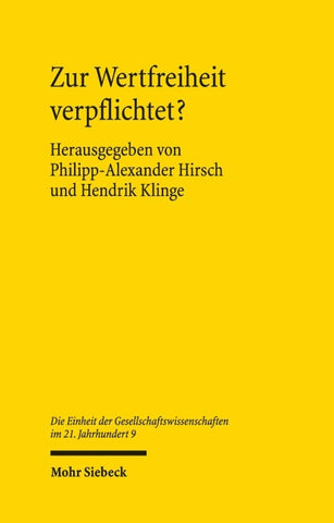 Zur Wertfreiheit verpflichtet?