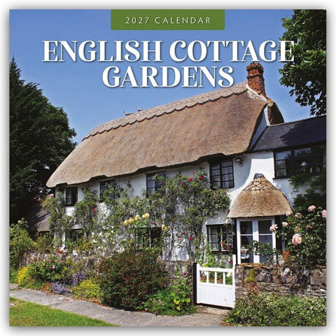 English Cottage Gardens – Englische Cottage-Gärten 2027 – 16-Monatskalender